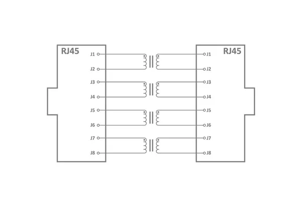 Baaske Medical MI-1005 Network Isolator, Gigabit Ethernet, IEC 60601-1 (5 kV)