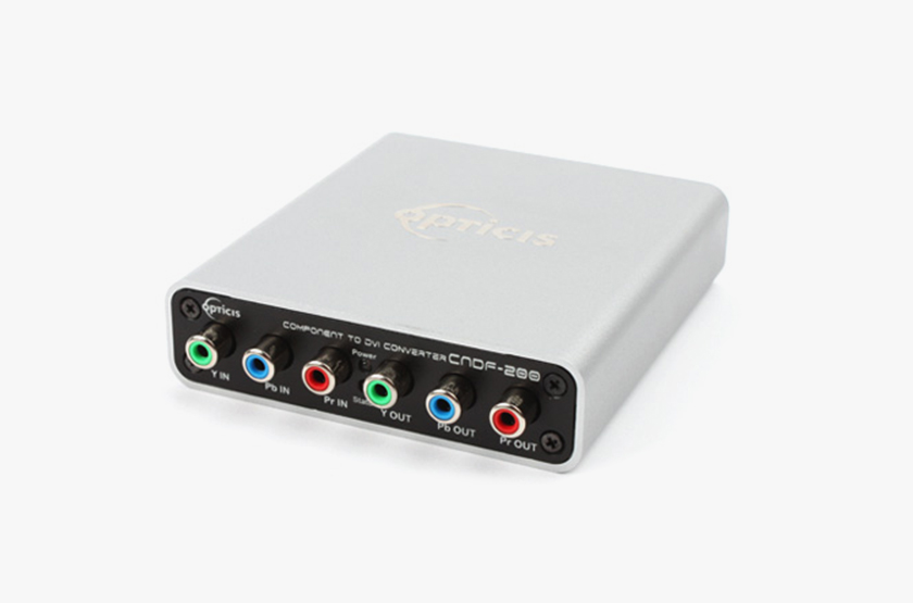 Opticis CNDF-200 Component to Fiber DVI Converter | 500m SC Multimode 1080p