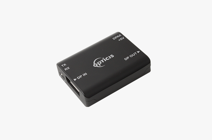 Opticis DPAX DisplayPort 1.2 Repeater | 4K60 Data Recovery, MST, 21.6Gbps