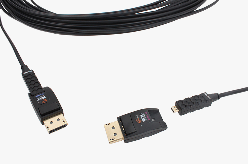 Opticis DPFC-200D DisplayPort 1.2 AOC | 4K60, 100m Plenum/LSZH