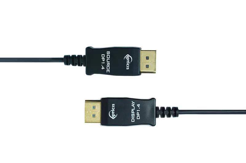 DisplayPort 1.4 Active Optical Cable, 8K60 DSC, Plenum