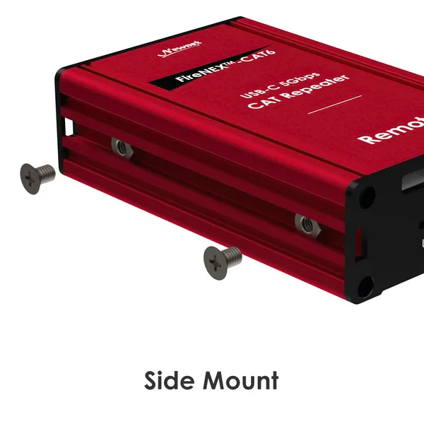 FireNEX-CAT6 USB-C 3.2 Repeater over CAT6a/7 Cable, 5Gbps, 90m (300ft), USB-PD 27W, RS-232