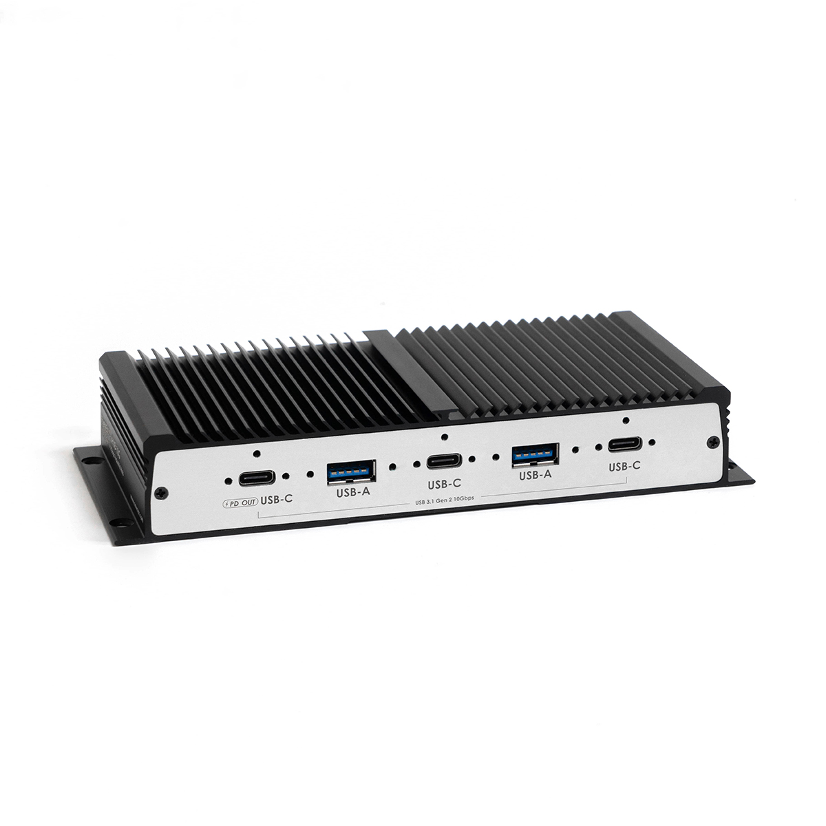 FireNEX-uHUB-10G 10Gbps USB-C Industrial Hub | 7 Ports + 100W PD