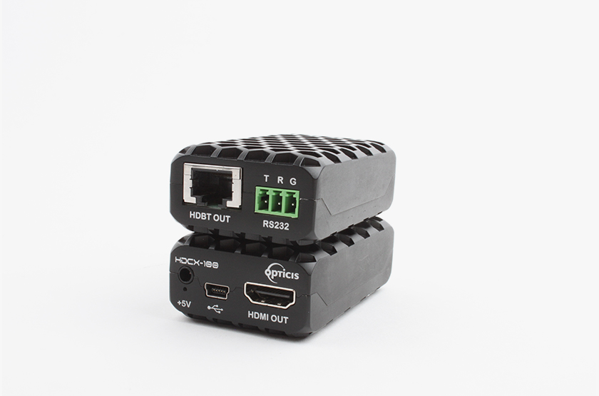 Opticis HDMI 2.0 HDBaseT Extender with USB 2.0 & RS-232, 4K60, 100m (HDCX-100)