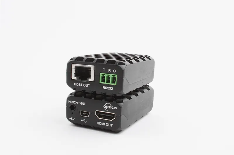 Opticis HDMI 2.0 HDBaseT Extender with USB 2.0 & RS-232, 4K60, 100m (HDCX-100)