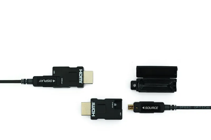 Opticis HDMI 2.0 Detachable Active Optical Cable, 4K60, up to 100m (LHM2-P Series)