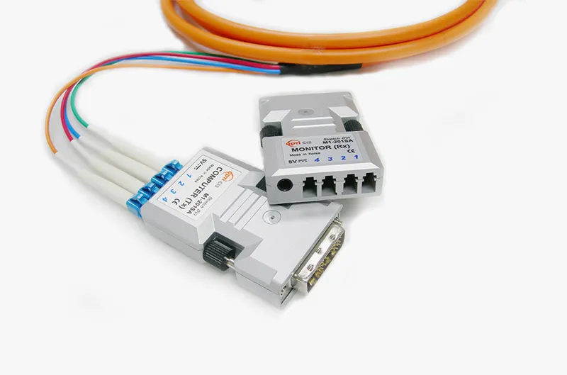 Opticis Four-Fiber Detachable DVI Optical Extender, WUXGA 60Hz, 500m (M1-201SA-TR)