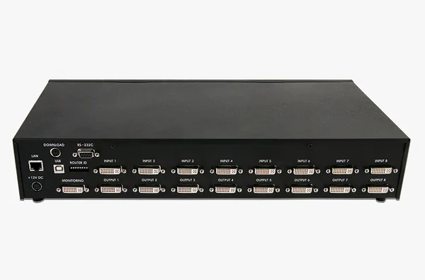 Opticis ODM-88 8x8 DVI Matrix Router | DVI Matrix Switch with EDID & HDCP