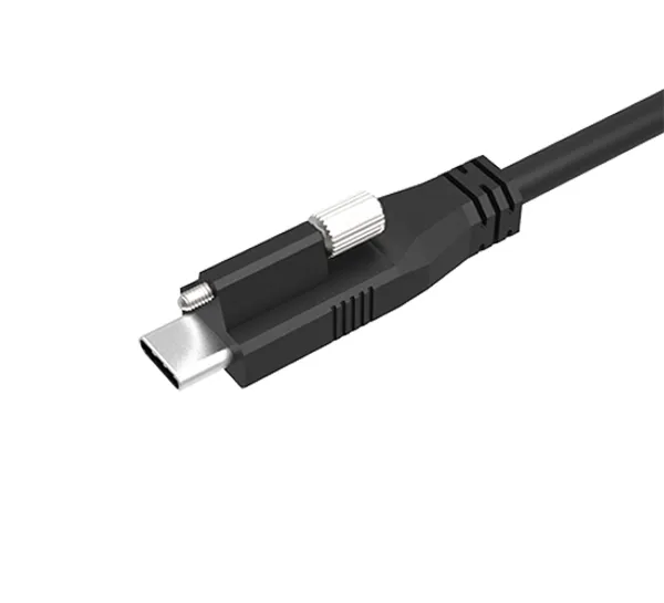 Newnex USB4 Gen 4×2 80Gbps USB-C Cable, 240W PD, DP 2.1, Screw Lock, 1m (U4T1C01C04P010)