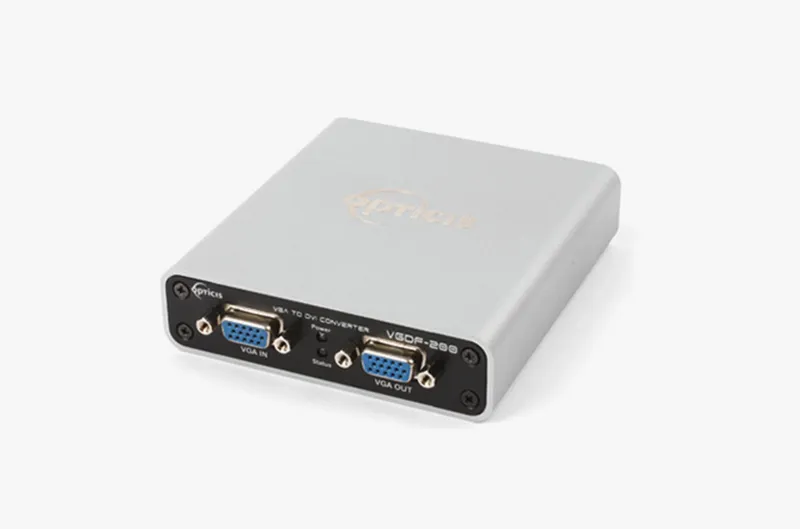 Opticis VGDF-200 VGA to Fiber DVI Converter | 500m SC Multimode WUXGA