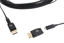 Opticis DisplayPort 1.2 4K Detachable Active Optical Cable, 15M/49FT (DPFC-200D-15)
