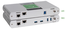Icron USB 3-2-1 Raven 3104 4-port USB 3.1, 100m CAT 6a/7 Extender System (00-00421)