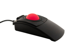 X-keys L-Trac Red Trackball (TKB-6035-LBKGR-R)
